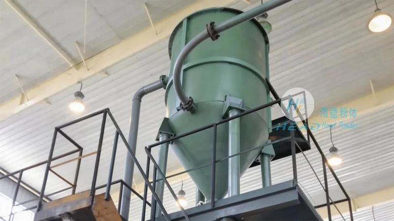 Lösung für pneumatische Förderung von Keramikpulver