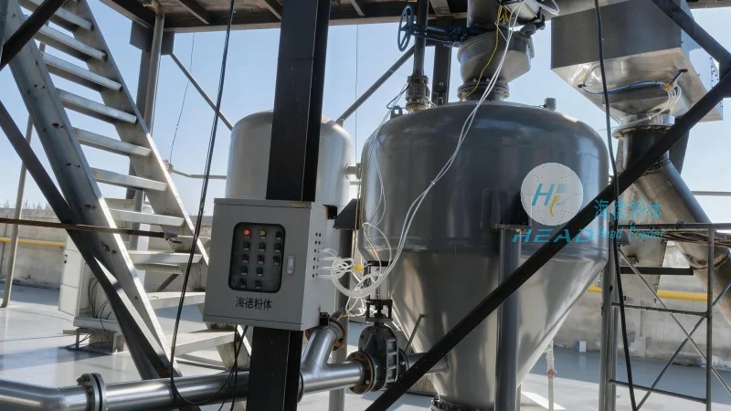 Lösung für pneumatische Förderung von Melamin