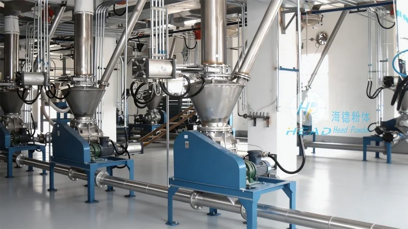 Lösung für pneumatische Förderung von Stahlschlackenpulver