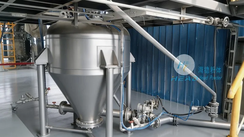 Lösung für pneumatische Förderung von Melamin