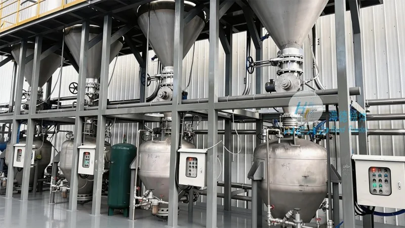 Lösung für pneumatische Förderung von Ammoniumsulfat-Granulat