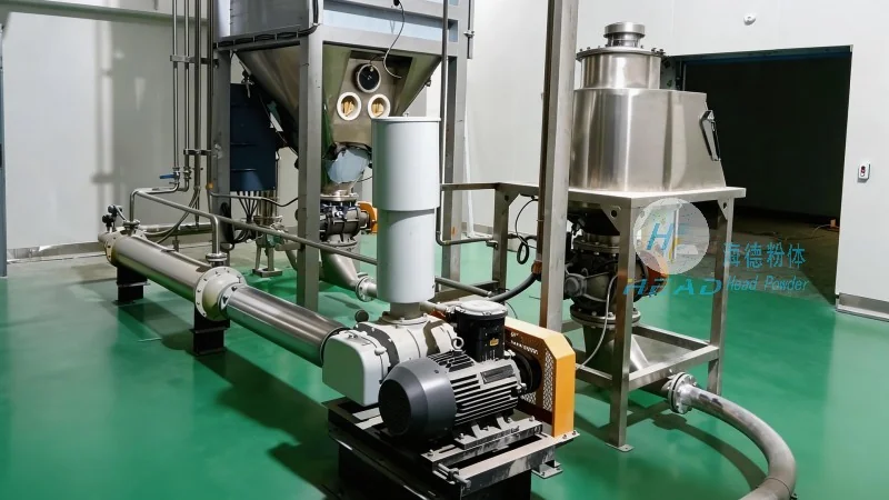 Lösung für pneumatische Förderung von Natriumcarbonat-Pulver