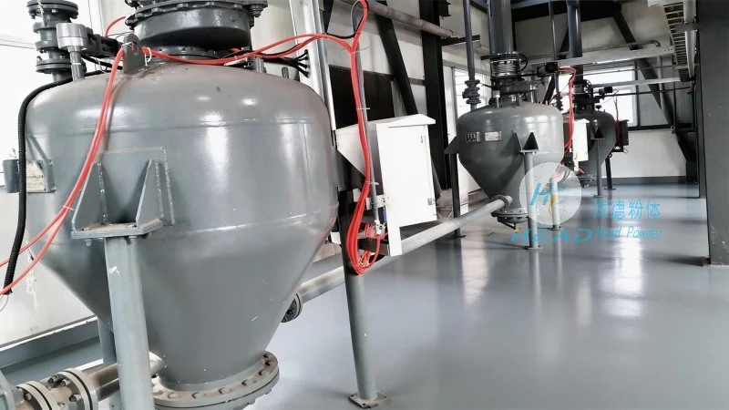 Lösung für pneumatische Förderung von Farbpulvern